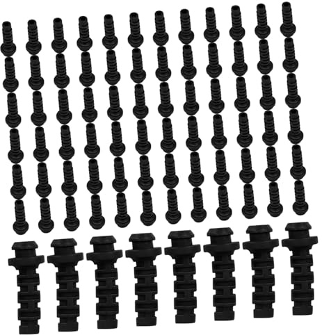 GALPADA 10 Stück Teiliges Kabelschutz Spiralschlauch Innenloch aus Langlebigem Abs Material Zugentlastung Kabeldurchführung für Elektro Fahrzeuganwendungen Schwarz