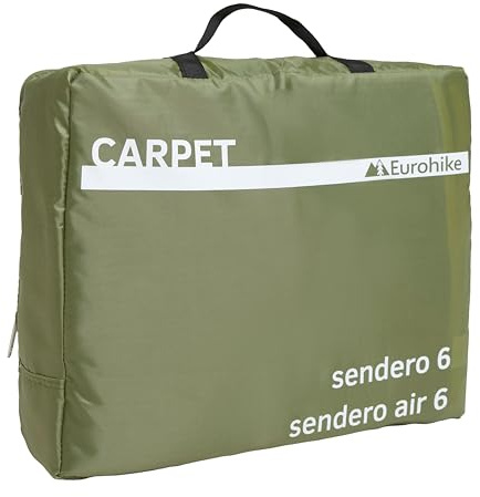 Eurohike Sendero 6 Tent Carpet, Soft Touch Material, Wall-to-Wall, 260 x 315 cm, 2kg