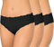 Nina von C. Damen-Slip 3er-Pack schwarz Größe 36
