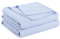 PiccoCasa Cooling Bamboo Blanket All Seasons Breathable for Hot Sleepers, Soft and Lightweight for Bed, Sofa Thin Blanket Summer Keep Cool Light Blue Single 150x200cm