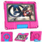 Mansiruyi Kids Case for 7 Tablets (Only for 12th Generation, 2022 Released Models), Not Fits iPad Samsung 7 inch Tablets, Lightweight Kidsfriendly Shockproof Protective Case with Handle Stand - Rose