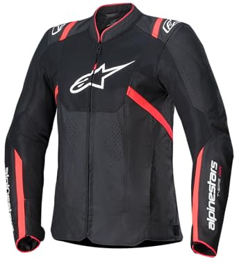 Alpinestars Stella T-Sps Air V2 Giacca, Nero/Rosa Diva, XL