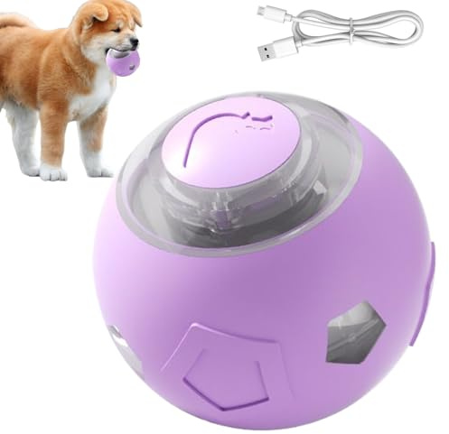 Generico Palla Interattiva per Cani - Giocattolo Elettrico Autonomo Per Cani e Gatti,Giochi Intelligenti con Luci LED per Cuccioli, Giocattoli per Taglie Piccola Media per Esercizio e Noia