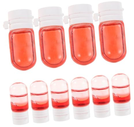 FOMIYES 10 Pièces accessoire cheveux pour femme huile essentielle cheveux bouclés huiles capillaires parfumées pour femmes parfum capillaire Red