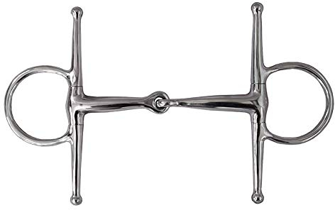 German Riding Schenkeltrense Edelstahl einfach gebrochen 14,5 cm