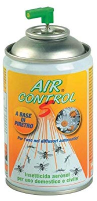 air control s BOMBOLETTE INSETTICIDA SPRY A Base di PIRETRO Naturale Contro Mosche ZANZARE E Insetti Volanti - 6 BOMBOLETTE