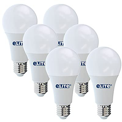 eLITe LED Lampe E27, 11W, 827, 2700K, Warmweiß, 1135lm, 240°, ersetzt 75W, 6 Stück