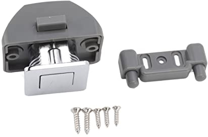 Cerraduras Sin Llave De Botón Pulsador, Cerraduras De Gabinete De Empuje Rv Sin Llave Cerraduras De Gabinete De Botón Pulsador De Metal Perillas De Cajón De Aleación De Zinc Para Cajón De Gabinete De