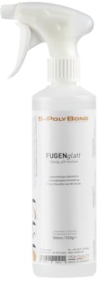 S-Polybond® Lisseur pour lisser et modeler les mastics et joints tels que le silicone, l'acrylique et le MS, prêt à l'emploi, spray de 500 ml, incolore (agent lissant, 1 flacon)