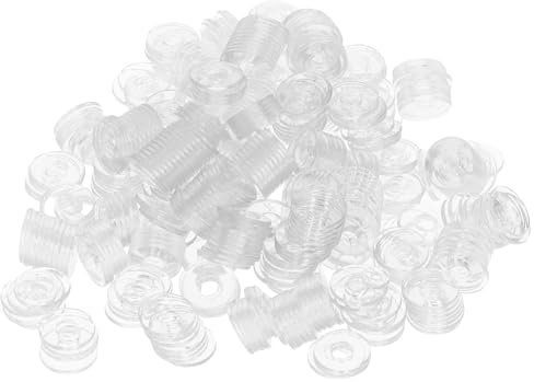 Ciieeo 500 Pièces Rondelle de vis pour poignée de en Vinyle Joint de réparation matériel Joints en Vinyle Accessoire Joints de vis de poignée de