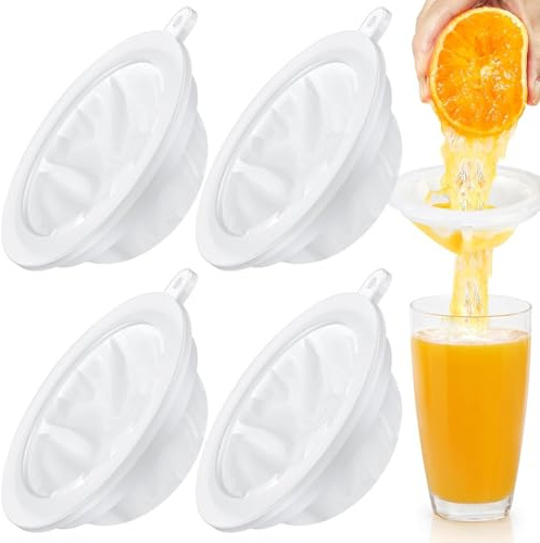 lomdung 4 Piezas Malla Filtro de Alimentos, Nylon Tamiz de Filtro de Mermelada, Tamiz Separador Doméstico para Embudo de Cocina de 13 CM, 200/300/400/450 Mallas, para Jug Café Vino Mermelada