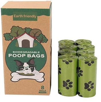 PET&TECH Bolsas Biodegradables para Excrementos de Perro; Resistentes, Antifugas y Fáciles de Usar – 15 Bolsas por Rollo – 32x23cm – Ecológicas y Portátiles