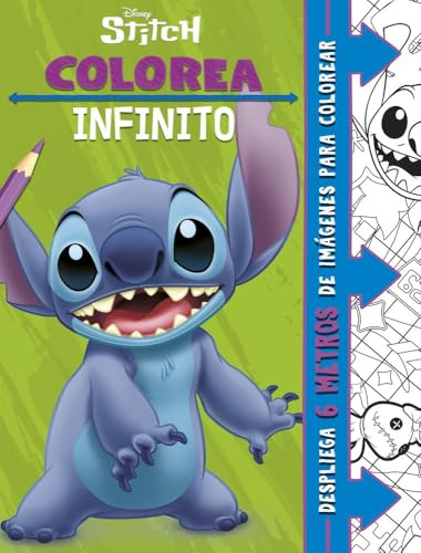 Stitch. Colorea infinito: 6 metros de imágenes para colorear (Disney. Lilo & Stitch)