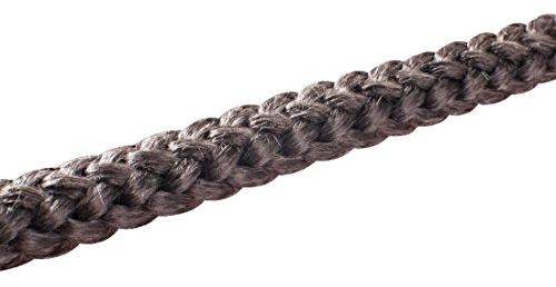 Ofen Dichtschnur 4-14 mm Ø Dichtband Ofendichtung schwarz E-Glasstrickschnur Größe 4mm-1Meter