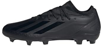 adidas Unisex - Adulto X Crazyfast.3 Firm Ground Boots, Core Black / Core Black / Core Black, 46 EU