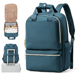 UPPACK Handgepäck Rucksack Damen Travel Backpack 40x20x25 für Ryanair Reiserucksack Daypacks Mädchen Rucksack Wasserdicht Business Rucksack Damen Weekendertasche Pfauenblau