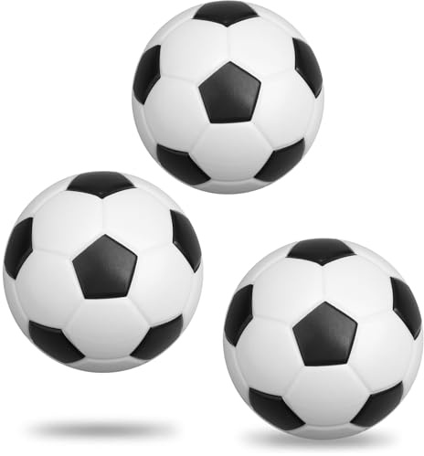 LNCOJOLM 12CM Foam Soccer Balls for Kids Toddler, Mini Soft Squishy Football PU Stress Ball Toy for Goal Set, Indoor Sport Gift Christmas Stuffer for Girls Boy