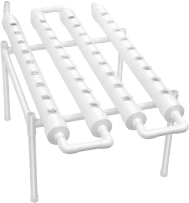 Système hydroponique | Kit de culture hydroponique | 36 endroits de plantation | Technique du film nutritif (NFT) | Pour herbes, salades et légumes | Avec pompe et prise européenne (100 x 50 x 30 cm