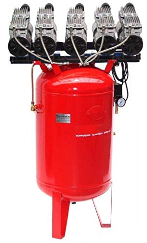Druckluft Kompressor Silent Leise V10 450/8/150W-St Ölfrei Flüsterkompressor 5PS AWZ