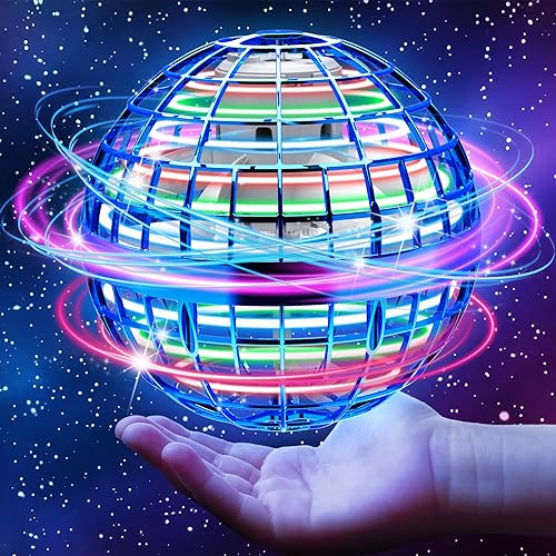 Fliegender Ball, Flying Orb Ball Hover Ball Für Kinder, Handgesteuerter Schwebender Ballspielzeug, Fliegender Fidget Spinner Mit Magischen Lichtern, Mädchen Und Jugendliche Von 6-10 Jahren Spielzeug