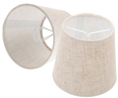 BESTOYARD Tischlampen 2st Lampenschirm Aus Stoff Plissierte Tischlampe Lampenschirme Befestigung Schatten Deckenleuchte Zylindrischer Lichtschirm Ersatz-tischlampenschirm Vorrichtungen Solar- Eisen