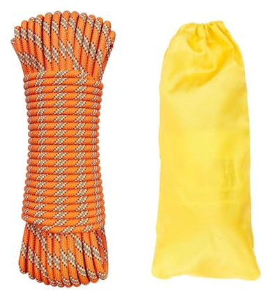 AOIQTTJNB Cuerda de escalada de 10 mm, de nailon estático, 30 m, para rescate de altura