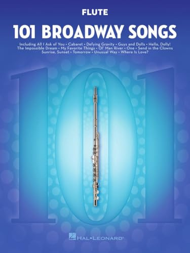 101 broadway songs for flute flute traversiere