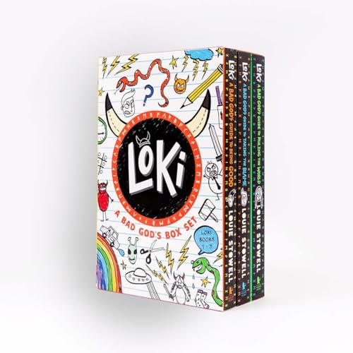 Loki: A Bad God's Box Set: Three funny diaries full of doodles about the adventures of a Norse trickster god stuck in a school kid’s body, for age 7, 8, 9, 10, 11, 12 (Loki: A Bad God’s Guide)
