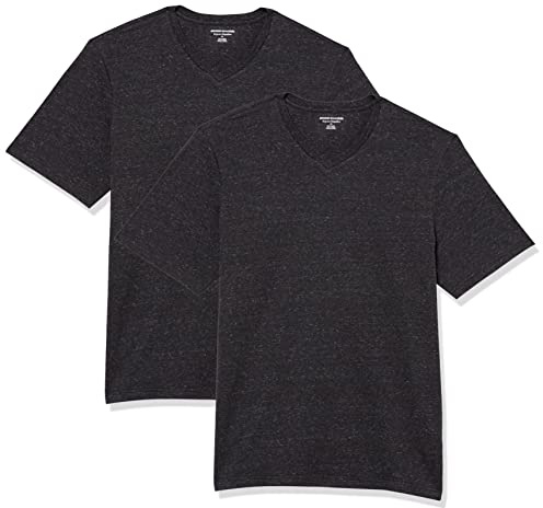 Amazon Essentials herr Kortärmad v-ringad t-shirt med normal passform (finns i stor och lång)