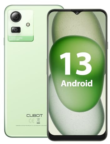 CUBOT Note 50 (2024) Teléfono Móvil Libres Android 13, 16GB + 256GB/1TB TF, Cámara 50MP Moviles, 6,56 FHD+, 5200mAh Smartphone, Verde