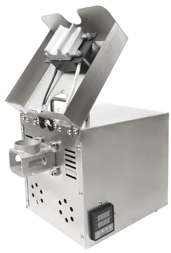 220v Ölpresse Maschine Automatische Ölmühle Öl Extraktion Expeller 5kg/hr 610w, 304 Edelstahl Ölpresse Maschine Automatische Lebensmittelqualität Ölpresse Maschine Elektrische Für Nüsse