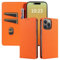 FERLAN Hülle für Xiaomi 14 Ultra Schutzhülle [Litschi Leder][Kartenfach][Magnet][Standfunktion][RFID-Sperre],Handyhülle Ledertasche Kompatibel mit Xiaomi 14 Ultra - Orange