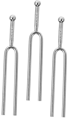 HEMOTON 6 Pièces Diapason Instrument De Musique Diapasons Accordeur De Guitare Fourchette Sonore Guitare Basse Accordeur De Basse Accessoires De Basse Outils De Réglage D'Instruments De