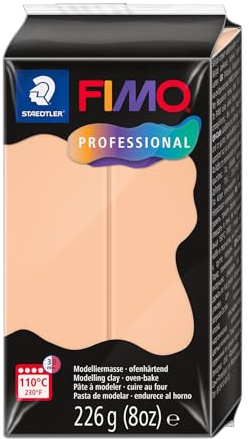 STAEDTLER 8042-435 ST, modelleringsmassa Fimo Prof 226 g Cameo, standard