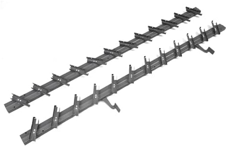 Prestige Ostaszewska Système de matériel de protection solaire de jardin pour 11 lamelles, 100 cm, anthracite, pour stores et volets roulants, système de volet roulant, panneaux mobiles, en acier