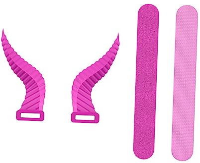 NUOBESTY Silicone Headphone Attachments Horn Headphone Decorations Headset Props for Cosplay Demon Devil Theme