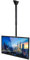 Verstellbare TV-Deckenhalterung, TV-Wandhalterung, passend für 81,3 - 165 cm (32 - 65 Zoll) 4K-Fernseher, verstellbare Höhe, neig- und schwenkbar, flaches SN-Display, Schwarz, einfarbig, 60 cm - 90 cm