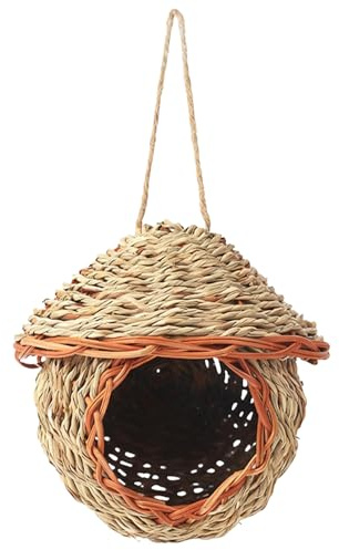 Vitsrisea Maisons pour Oiseaux d'Extérieur - Décoration de Jardin en Plein Air pour Maisons d'oiseaux, Nichoirs et Cabanes,Maison de Nidification pour Oiseaux | Destiné À Moineau Perruche Perroquet