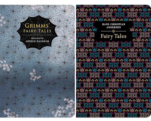 Timeless Fairy Tale Collection: Grimms' Fairy Tales & Hans Christian Andersen’s Fairy Tales (Hardcover, 2 Books) – Classic Stories in Exquisite Chiltern Editions