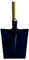 Vigor 7213010 Badile per Giardino Punta Quadra con Manico Legno, Nero, 130 cm