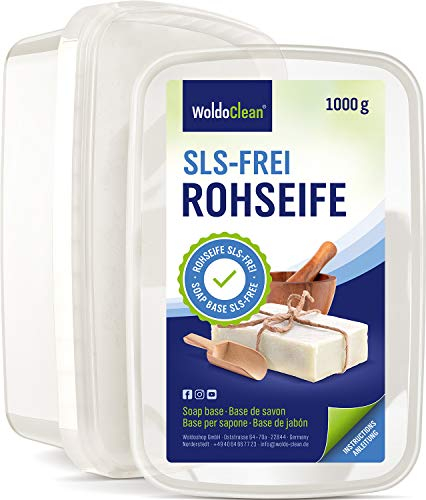 Glycerinseife transparent Seife zum Selber machen - 1kg für Kinder & Erwachsene Verpackung Mikrowelle geeignet