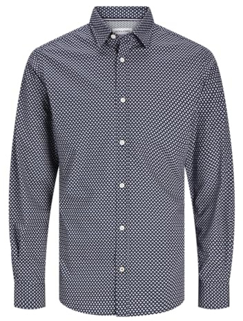 Jack & Jones Chemise décontractée Jjmatheo pour Homme, Blazer Bleu Marine., M