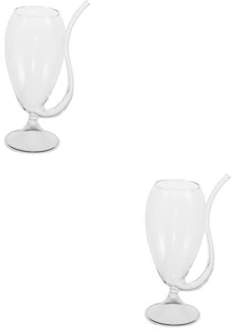 Amosfun 2 Piezas Taza Gafas Vintage Bebedores De Puerto Gafas Retro Copas De Coctel Vintage Sippers De Vino De Oporto Vasos Para Sorber Copas De Vino De Postre Clara Cóctel Bar Vidrio