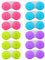 12 Piezas Caja de Lentes de Contacto, Estuche lentillas Fundas para Lentes a Prueba de Fugas Porta Lentillas de Viaje para Casa Aire Libre en 4 Colores Distintos