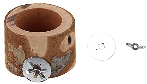 Hamster en Bois Alimentation, Bol de Nourriture Wide Mouth Design Petit Bols pour Animaux de Compagnie pour Ours d'or Petit Perroquet Hamsters Syrian Gerbils Souris Degus Ustensiles