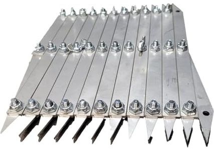 Strumento di misurazione di precisione in acciaio inox a 3 punti, per la lavorazione del legno e la lavorazione dei metalli (intervallo da 1 a 33 cm) (12 punti (1 pezzo)