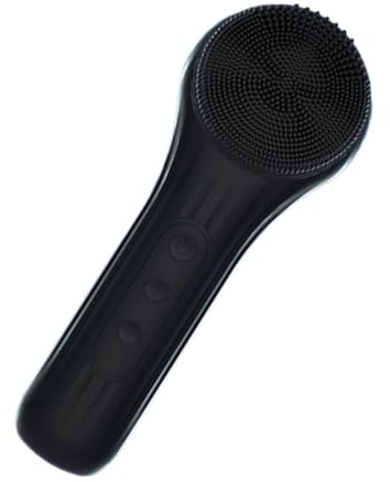 Spazzola elettrica per la pulizia del viso, setole morbide in silicone, 17,30 x 8,40 x 4,20 cm, scrubber viso ricaricabile e Exfo-liator, detergente per il viso, facile da usare, per una pulizia