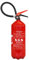 Extincteur à poudre ABC 6 Kg avec support de fixation Norme CE
