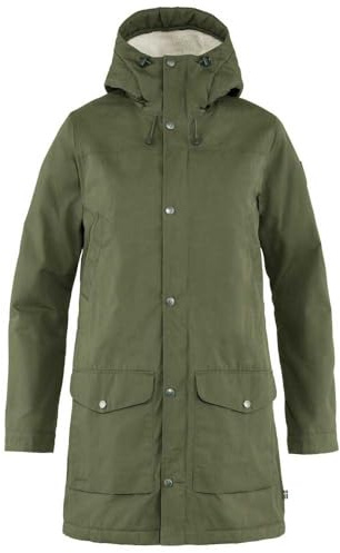Fjällräven Damen Anorak Greenland Winter, Laurel Green, L, 89738-625