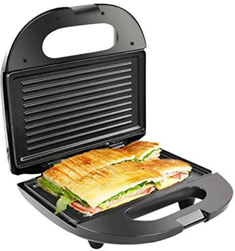 Scalda Panini，Waffle Maker ， Roaster Sandwich Maker ， Forno Per Il Pane Grill Elettrico Carne ， ​​Bistecca Hamburger Macchina Per La Colazione Padella Piastra Per Barbecue 750W